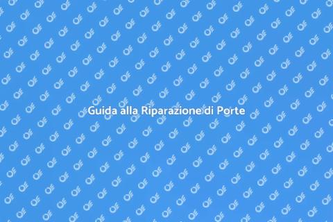Riparazione e Installazione Porte