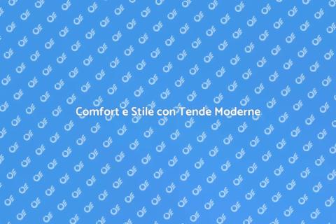 Tende da Sole Moderne per Esterni