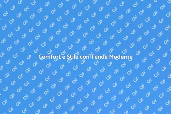 Trasforma il Tuo Esterno con Tende