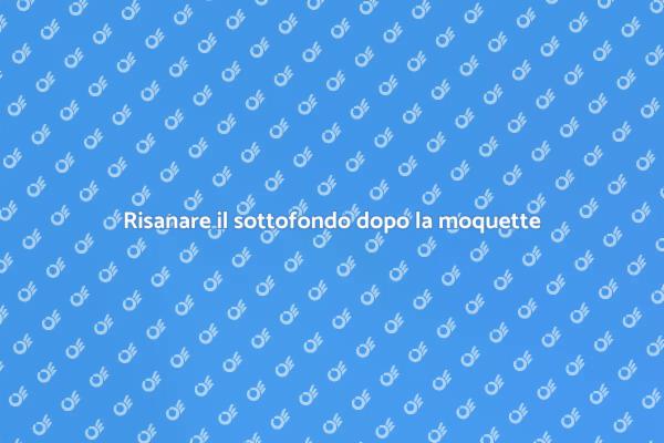 Rimozione moquette: guida pratica