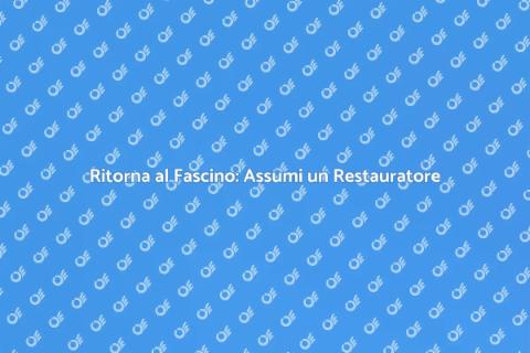 Ristrutturazione Mobili: Assumi un Esperto