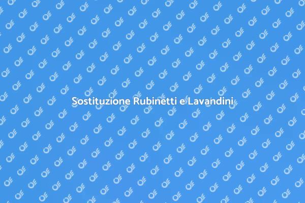 Installazione di Lavandini e Rubinetti