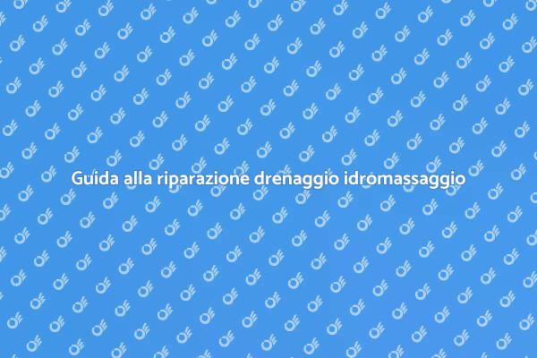 Ripristina il drenaggio della tua vasca