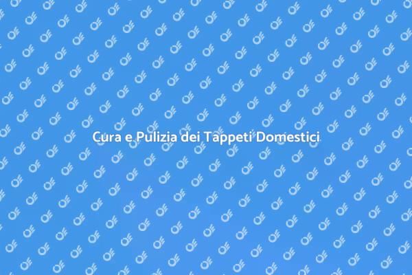 Manutenzione Efficace dei Tappeti
