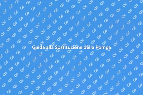 Sostituzione della Pompa di Raccolta
