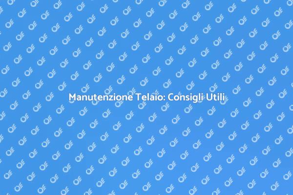Riparazione Telaio: Tutto Quello che Devi Sapere