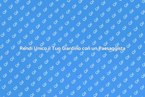 Trasforma il Tuo Giardino con un Paesaggista