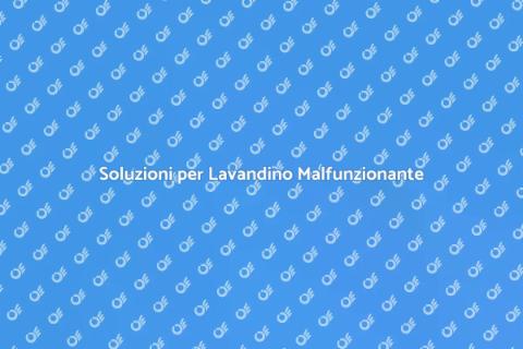 Riparazione Lavandino Non Funzionante