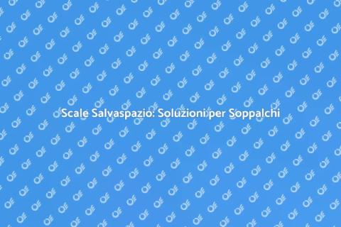 Scala Salvaspazio per Soppalchi