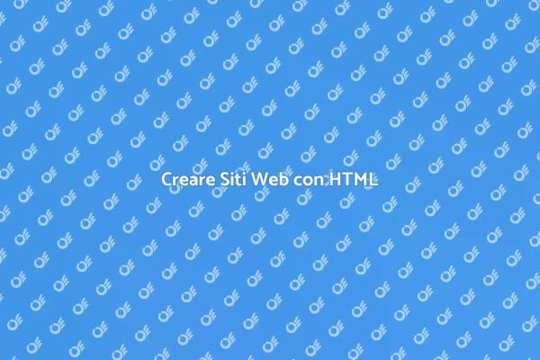 La Guida alla Programmazione HTML