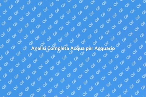 Kit Analisi Acqua per Acquario