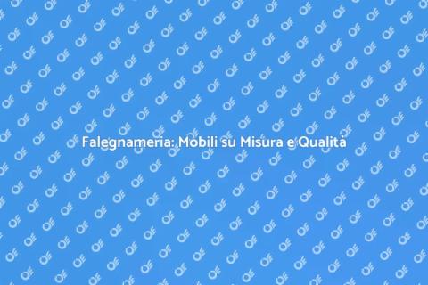 Servizi di Falegnameria per la Casa