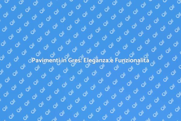 Ristrutturare con Gres Porcellanato