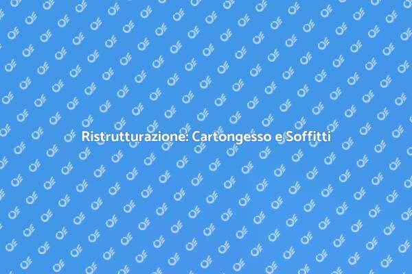 Magia del Cartongesso sui Soffitti