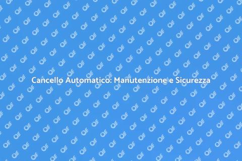 Manutenzione Cancello Automatico Sicura