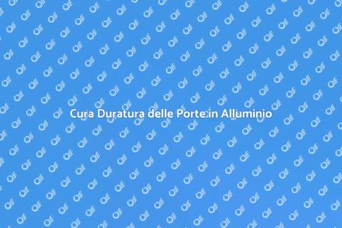 Manutenzione Lunga per Porte Alluminio