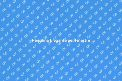 Pensilina per Finestre Resistente
