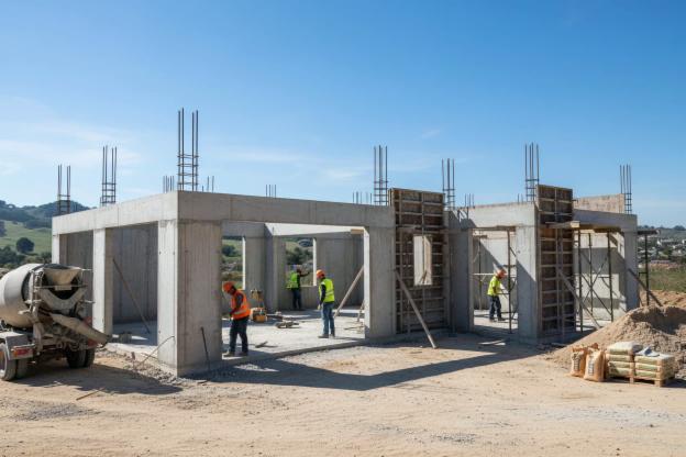 Costruire un garage in cemento armato