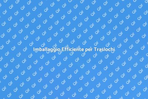 Servizio di Imballaggio Professionale