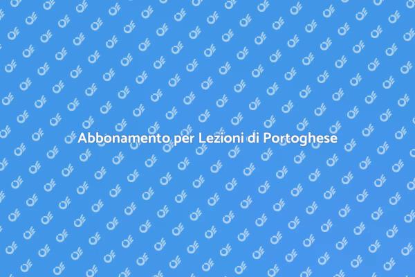 Impara il Portoghese con Facilità
