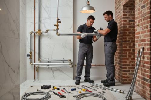 installare delle tubazioni nuove