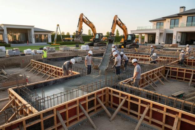 Costruire il basamento di casa