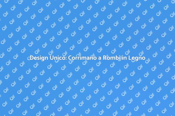 Corrimano in Legno: Stile e Sicurezza