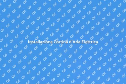 Cortina d'Aria con Riscaldamento Elettrico