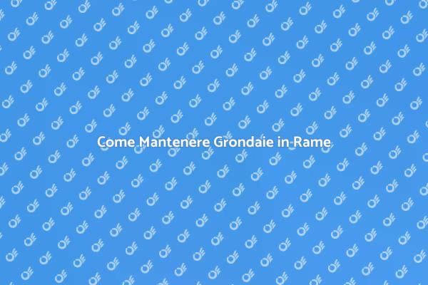 Grondaie in Rame: Evita la Corrosione