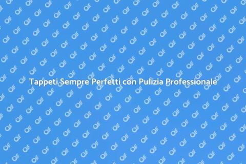 Pulizia Tappeti Professionale Efficace