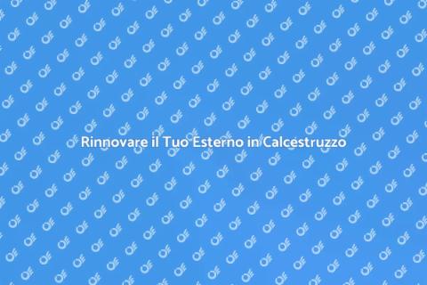 Restauro Esterno in Calcestruzzo