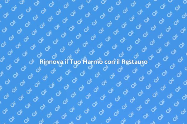 Ritorna alla Bellezza del Marmo