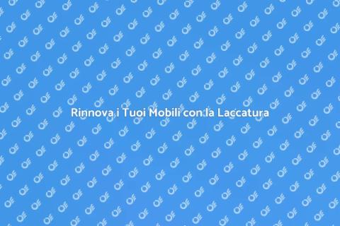 Laccatura Mobili Moderni: Rinnova Arredamento