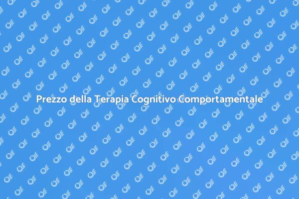 Costo della TCC: Investi nel Benessere
