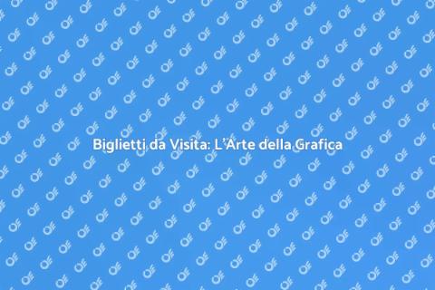 Grafica Biglietto da Visita Professionale