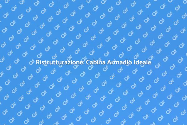 Cabina Armadio con Pouf: Stile e Funzionalità
