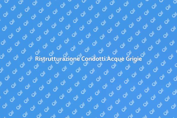 Importanza della Bonifica Acque Grigie