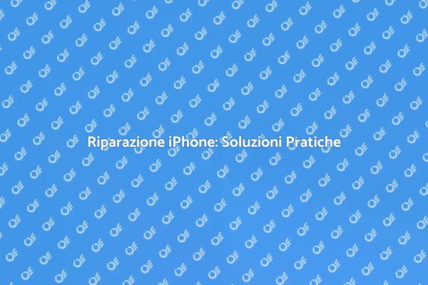 Come Riparare il Tuo iPhone Facile