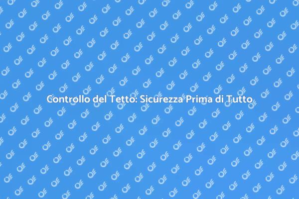 Proteggi la Tua Casa: Ispezione Tetto