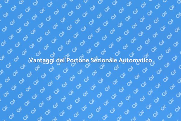 Portone Sezionale: La Soluzione Perfetta