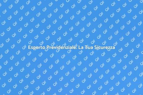 Commercialista per Consulenza Previdenziale