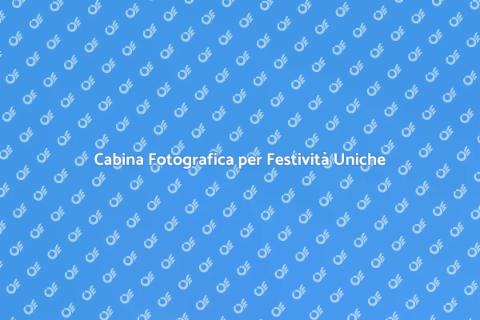 Affittare Cabina Fotografica Festività