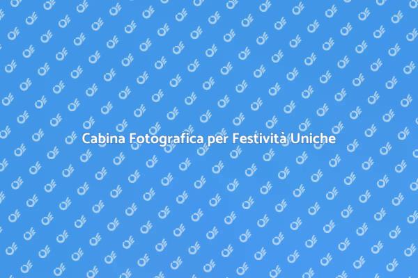 Affitto Cabina Fotografica per Eventi