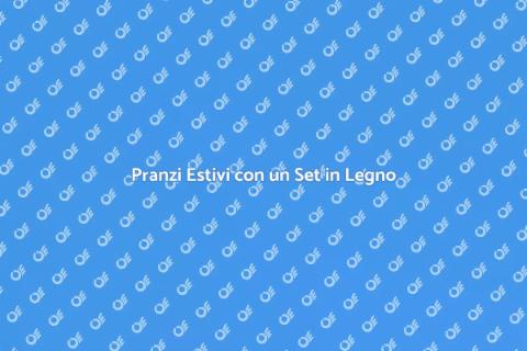 Set da Pranzo in Legno per Esterni