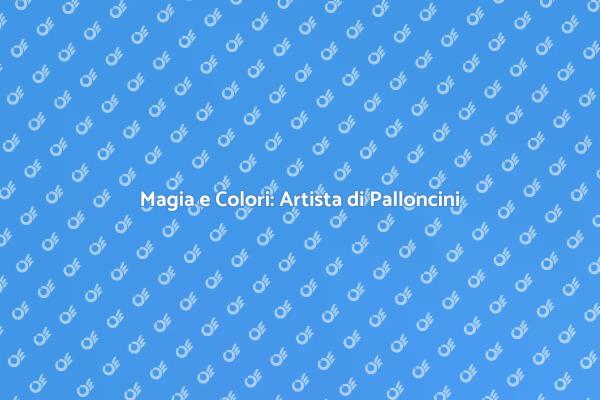 Incanto di Palloncini per Eventi