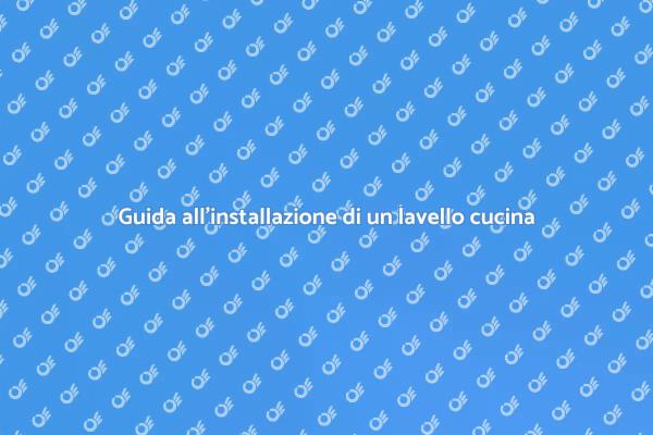 Come installare un lavello cucina con dispensa