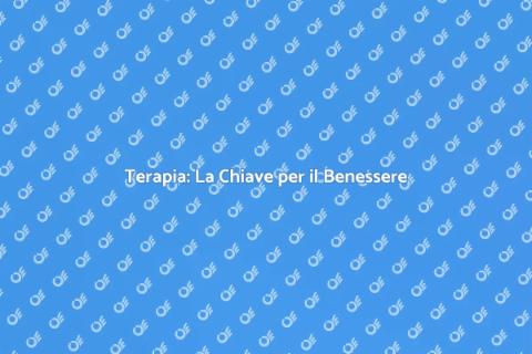 Servizio di Terapia per il Benessere
