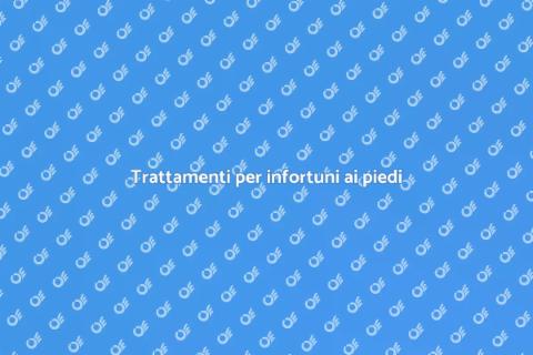 Consulenza infortuni al piede