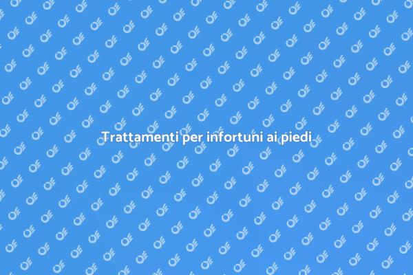 Salute dei piedi: consulenze efficaci