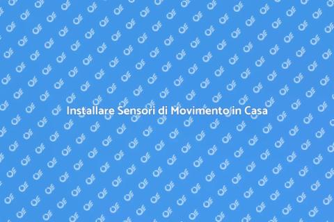 Sensore di Movimento per Illuminazione